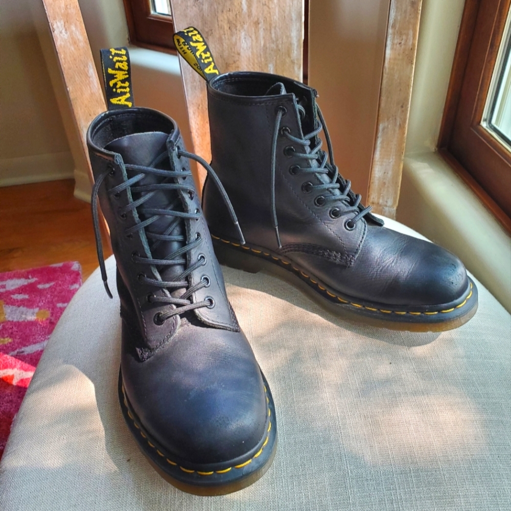 Black Size 8 Dr. Martens Boot